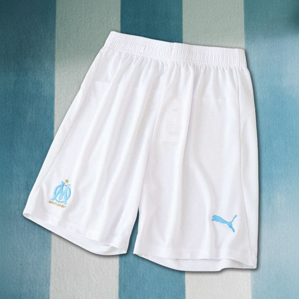 25/26 season Olympique de Marseille home shorts