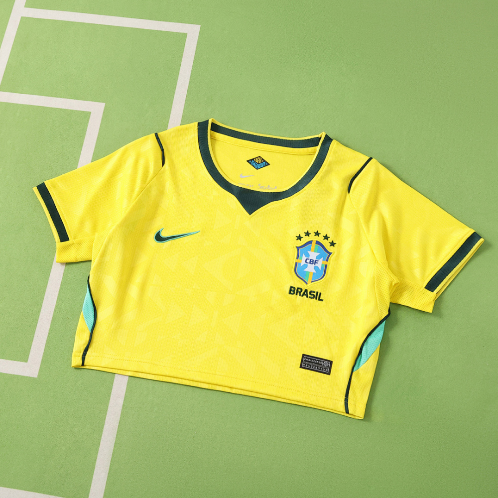 2026 FIFA World Cup Brazil Home Cropped Jersey