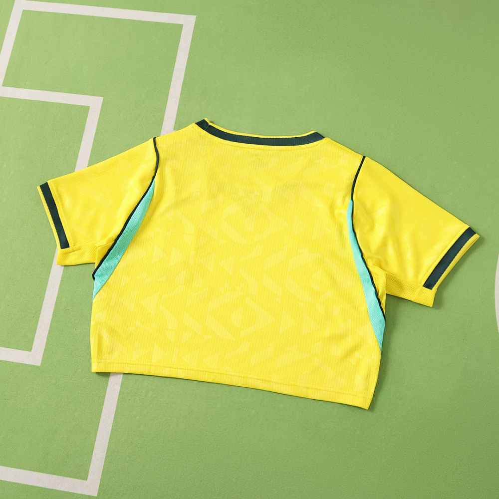 2026 FIFA World Cup Brazil Home Cropped Jersey