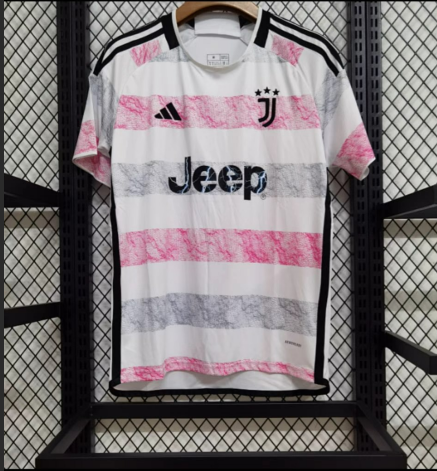 2324 season Juventus away pink fan version