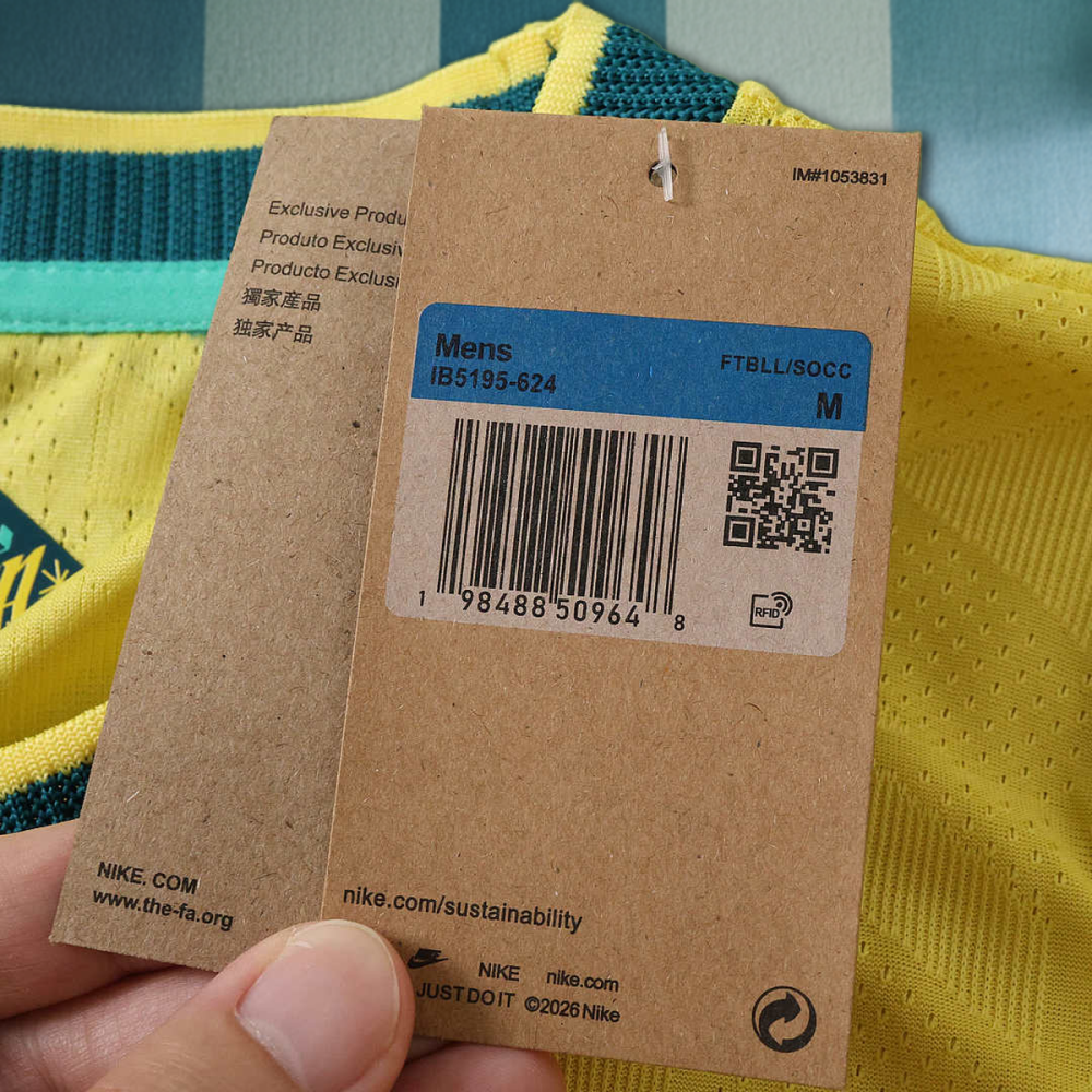2026 FIFA World Cup Brazil home Embroidery Player version