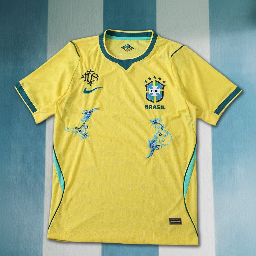 2026 FIFA World Cup Brazil home Embroidery Player version