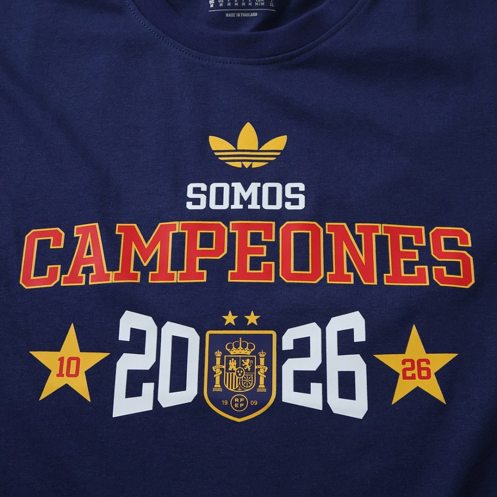 2026 Spain Pure Cotton Champion T-Shirt