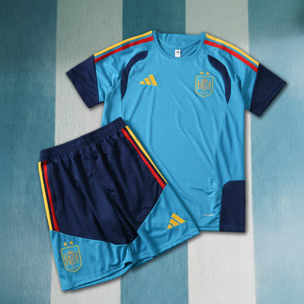 2026 FIFA World Cup Spain Training clothes suit Short sleeve Fan version two sta