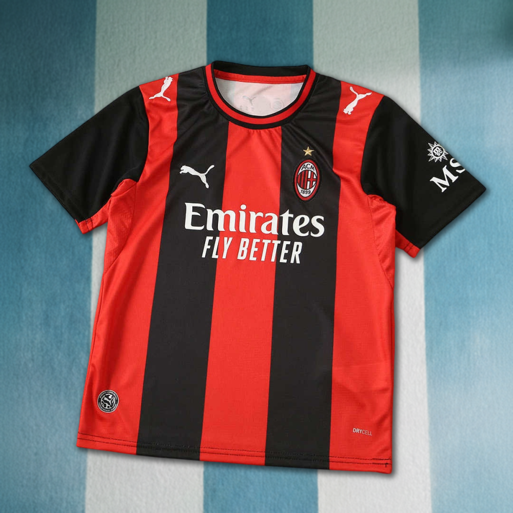 26/27 season A.C. Milan home Kids kit