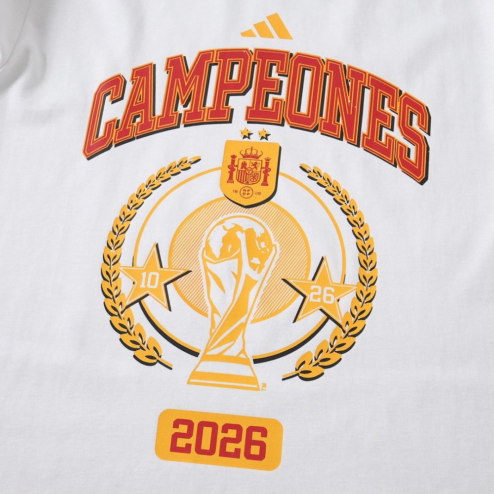 2026 Spain Pure Cotton Champion T-Shirt