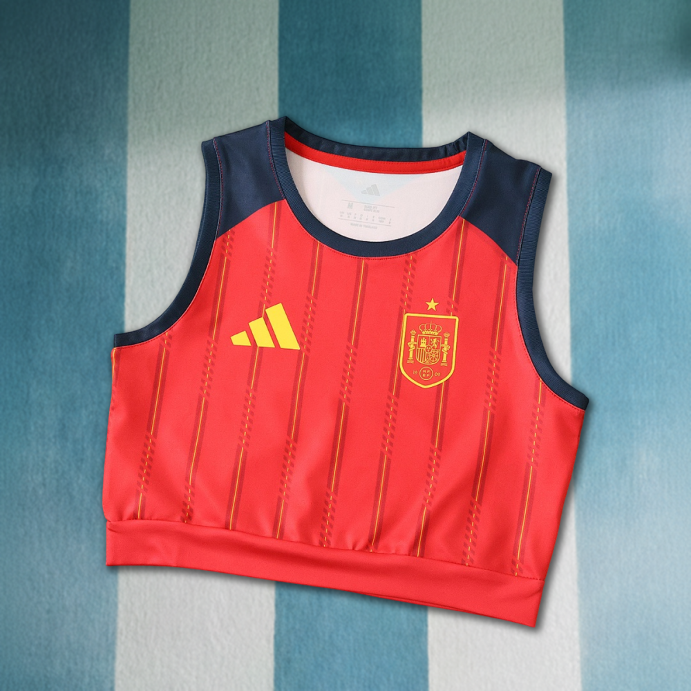 2026 FIFA World Cup Spain Cropped Jersey vest