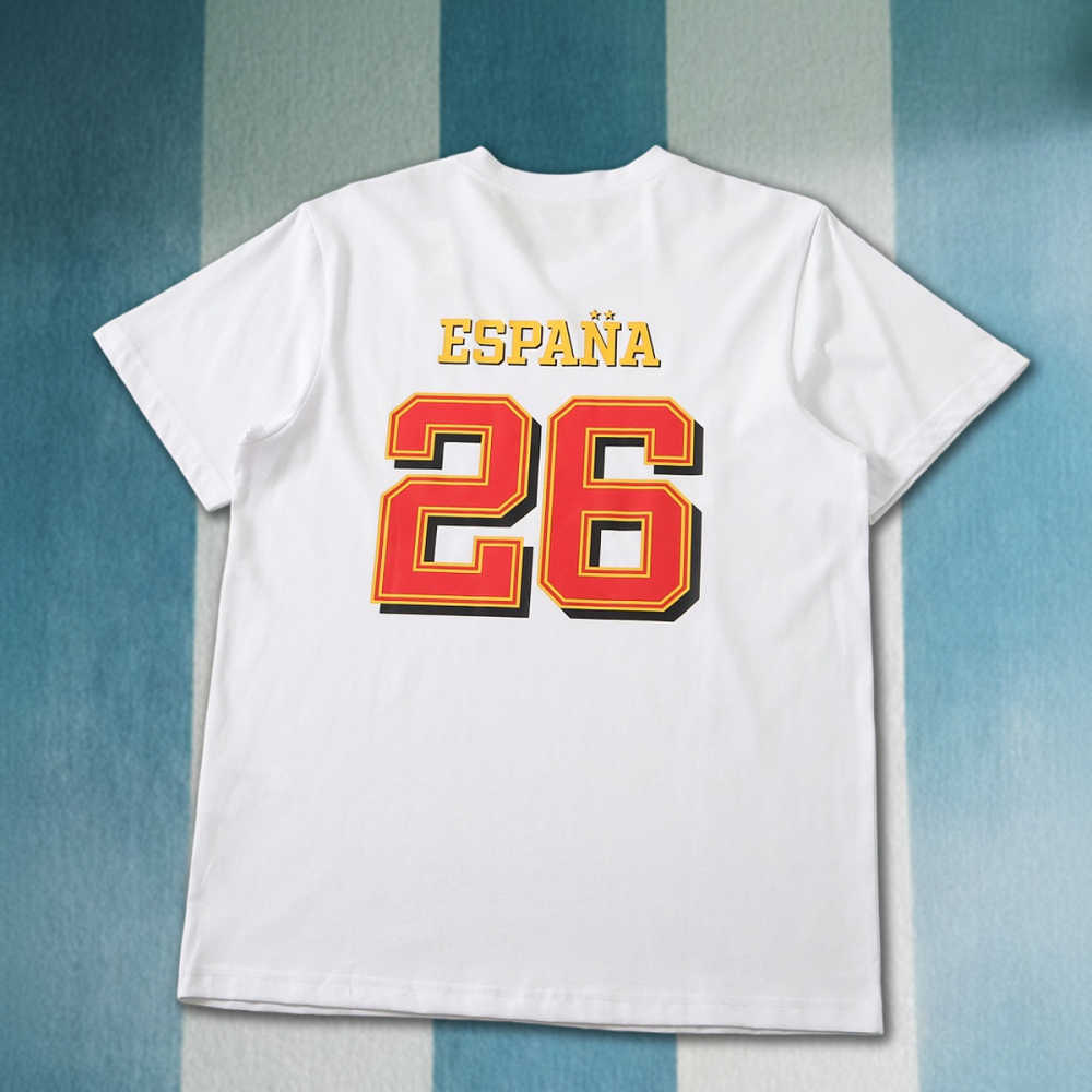 2026 Spain Pure Cotton Champion T-Shirt