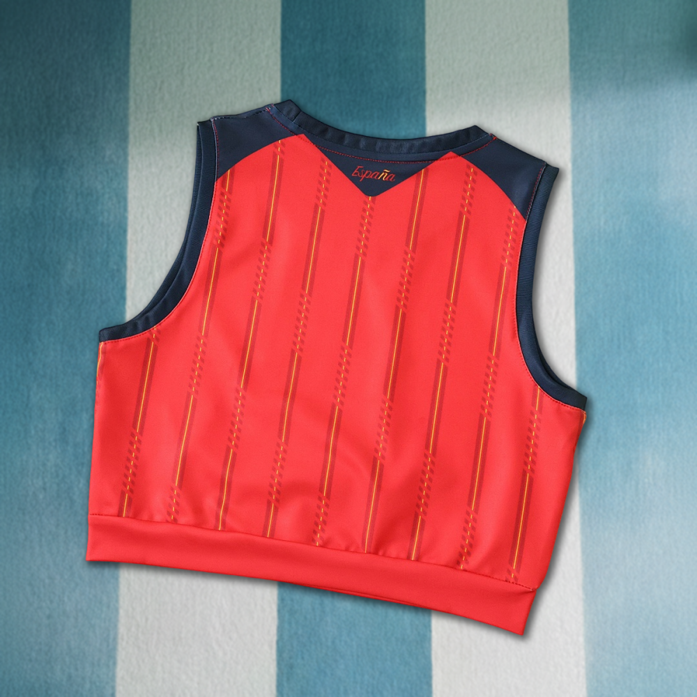 2026 FIFA World Cup Spain Cropped Jersey vest