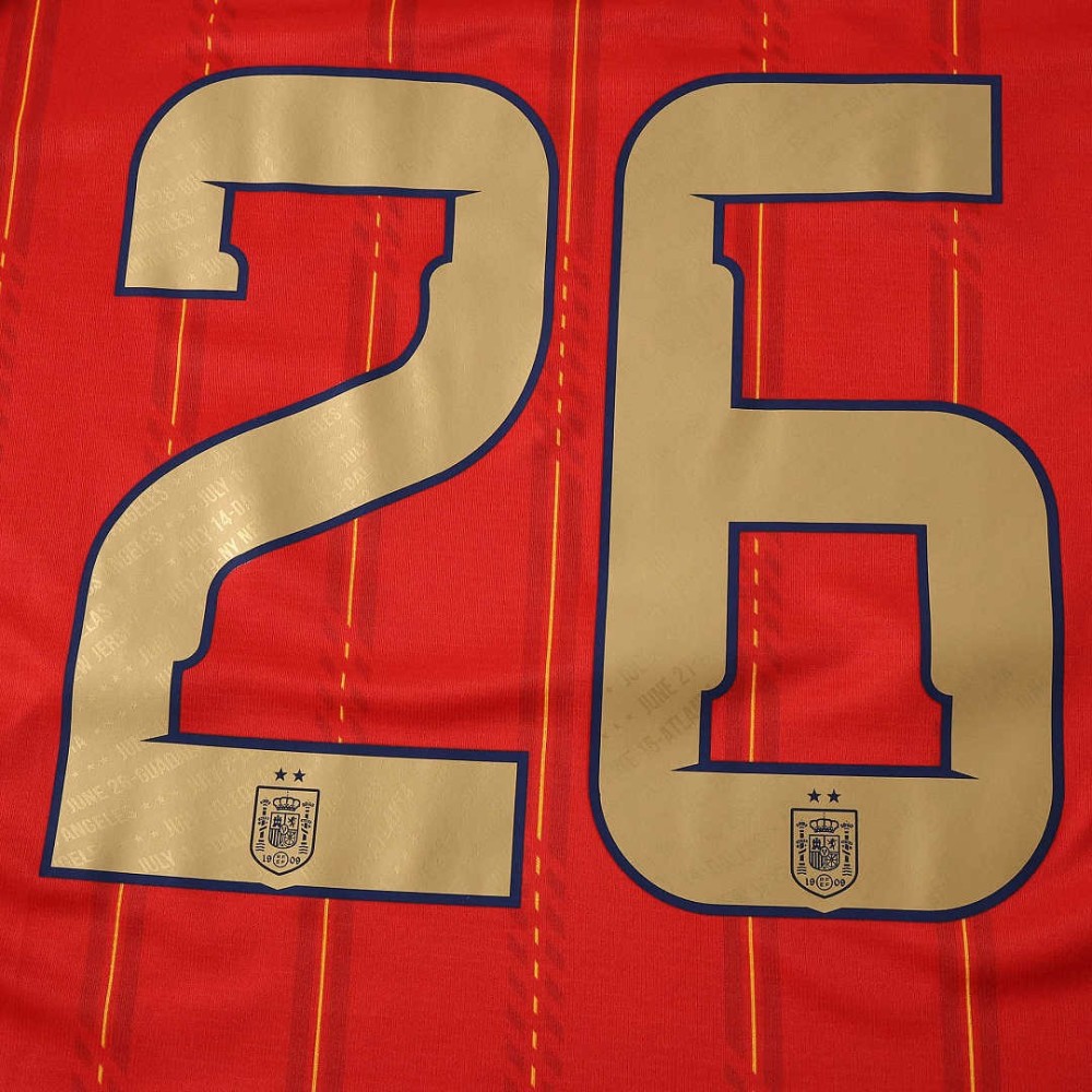 2026 FIFA World Cup Spain home champion Fan version  two  star