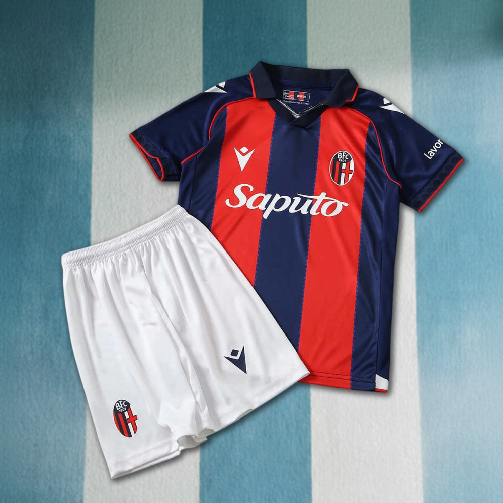 26/27 season Bologna F.C. 1909 home Kids kit