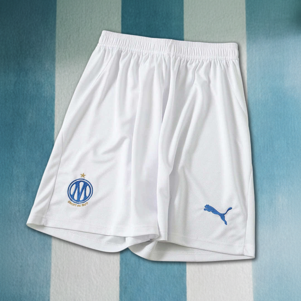 26/27 season Olympique de Marseille home shorts