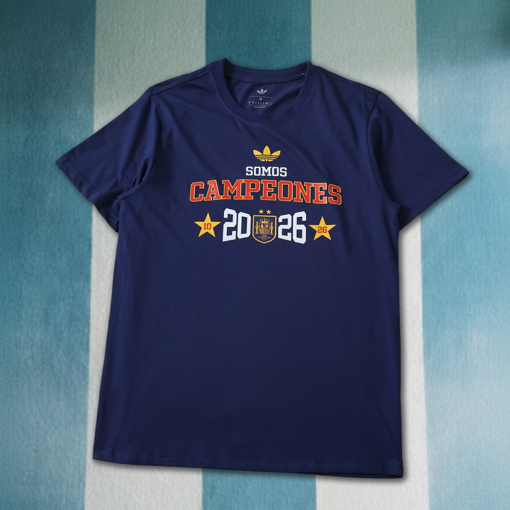 2026 Spain Pure Cotton Champion T-Shirt