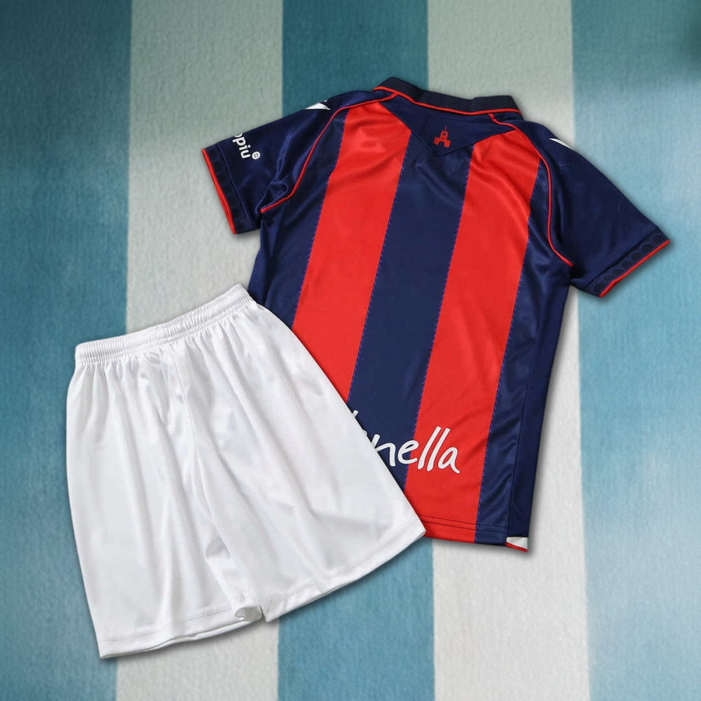 26/27 season Bologna F.C. 1909 home Kids kit