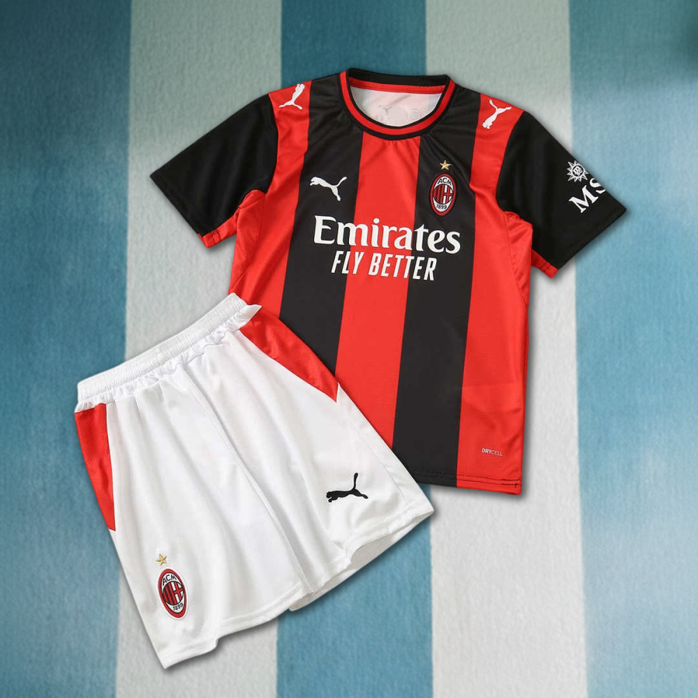 26/27 season A.C. Milan home Kids kit