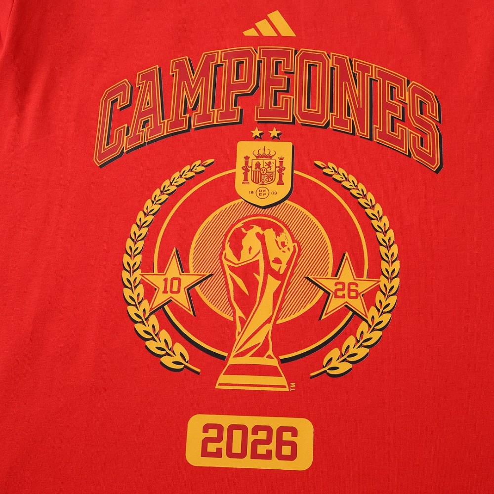 2026 Spain Pure Cotton Champion T-Shirt