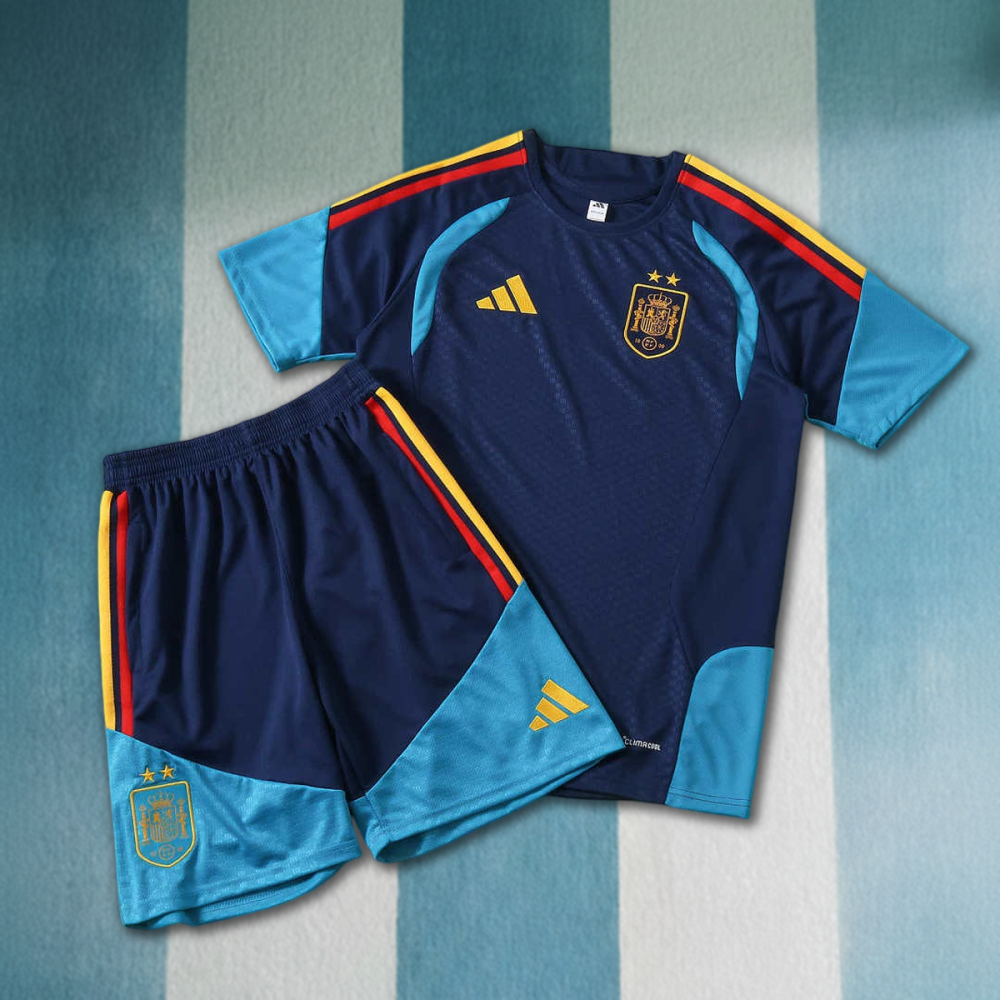 2026 FIFA World Cup Spain Training clothes suit Short sleeve Fan version two sta