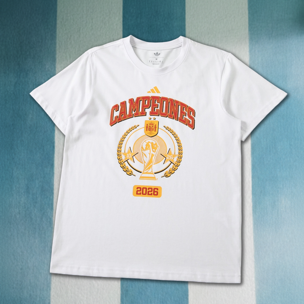 2026 Spain Pure Cotton Champion T-Shirt