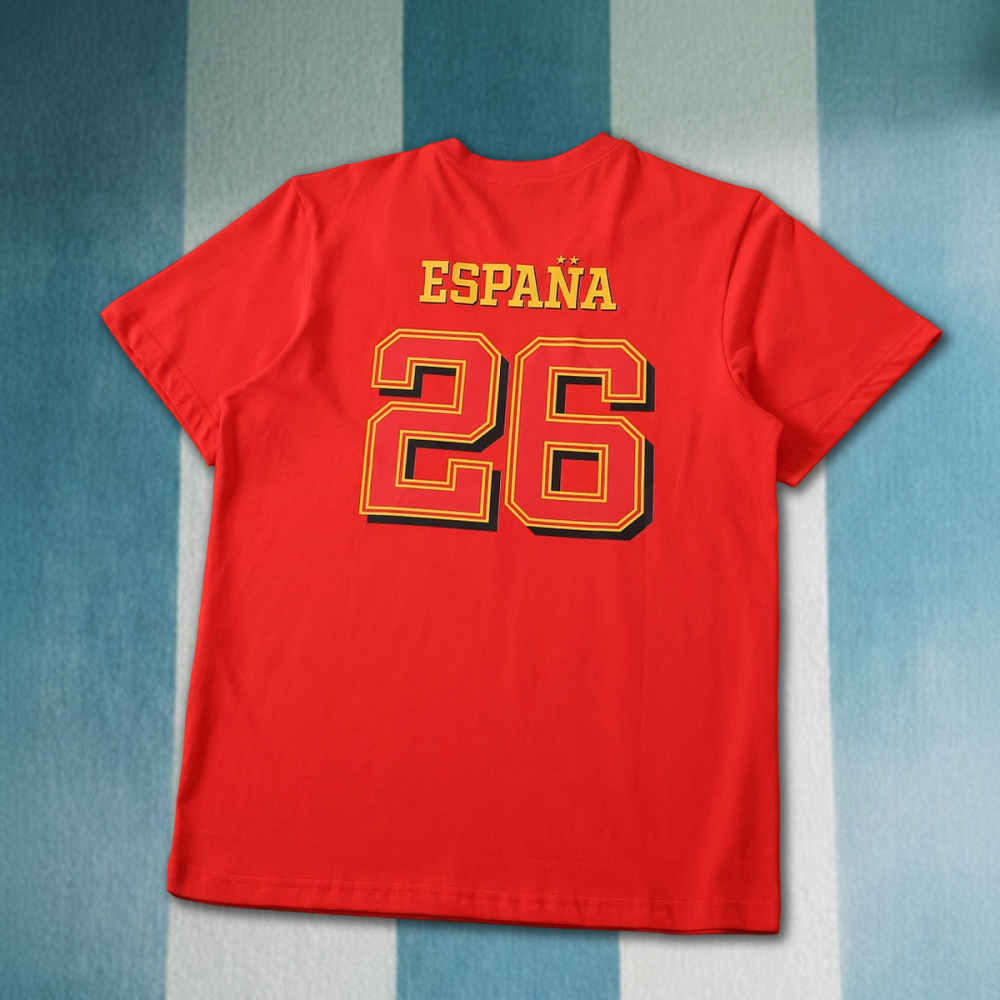 2026 Spain Pure Cotton Champion T-Shirt