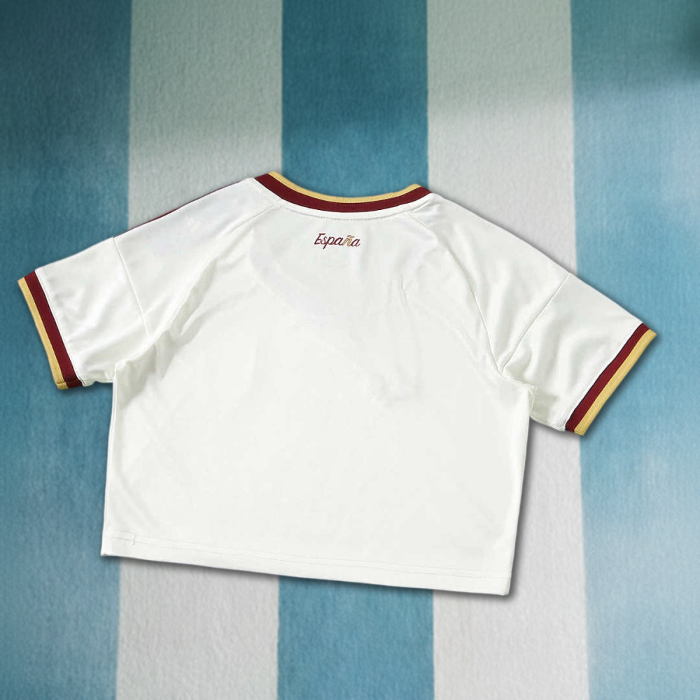 2026 FIFA World Cup Spain away Cropped Jersey two star