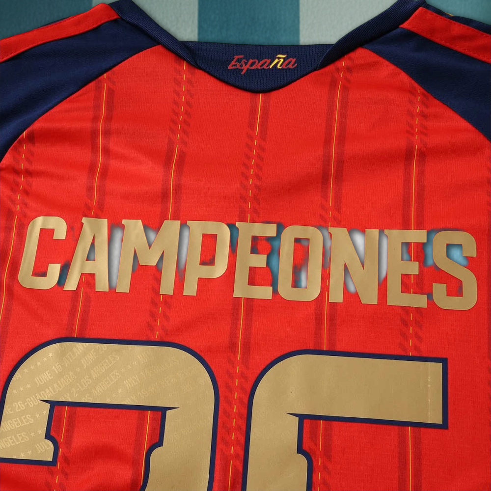 2026 FIFA World Cup Spain home champion Women's Shirt  two  star