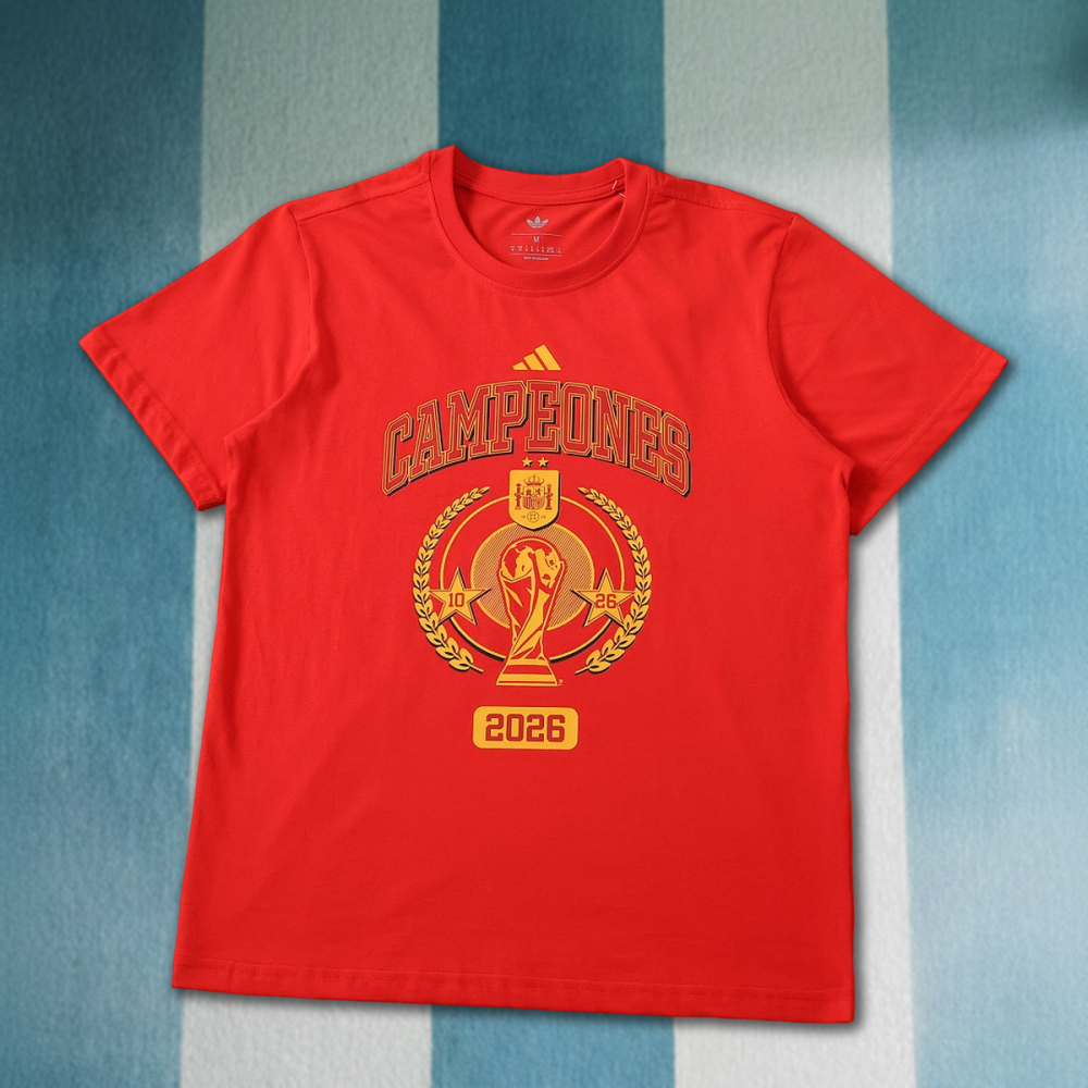2026 Spain Pure Cotton Champion T-Shirt