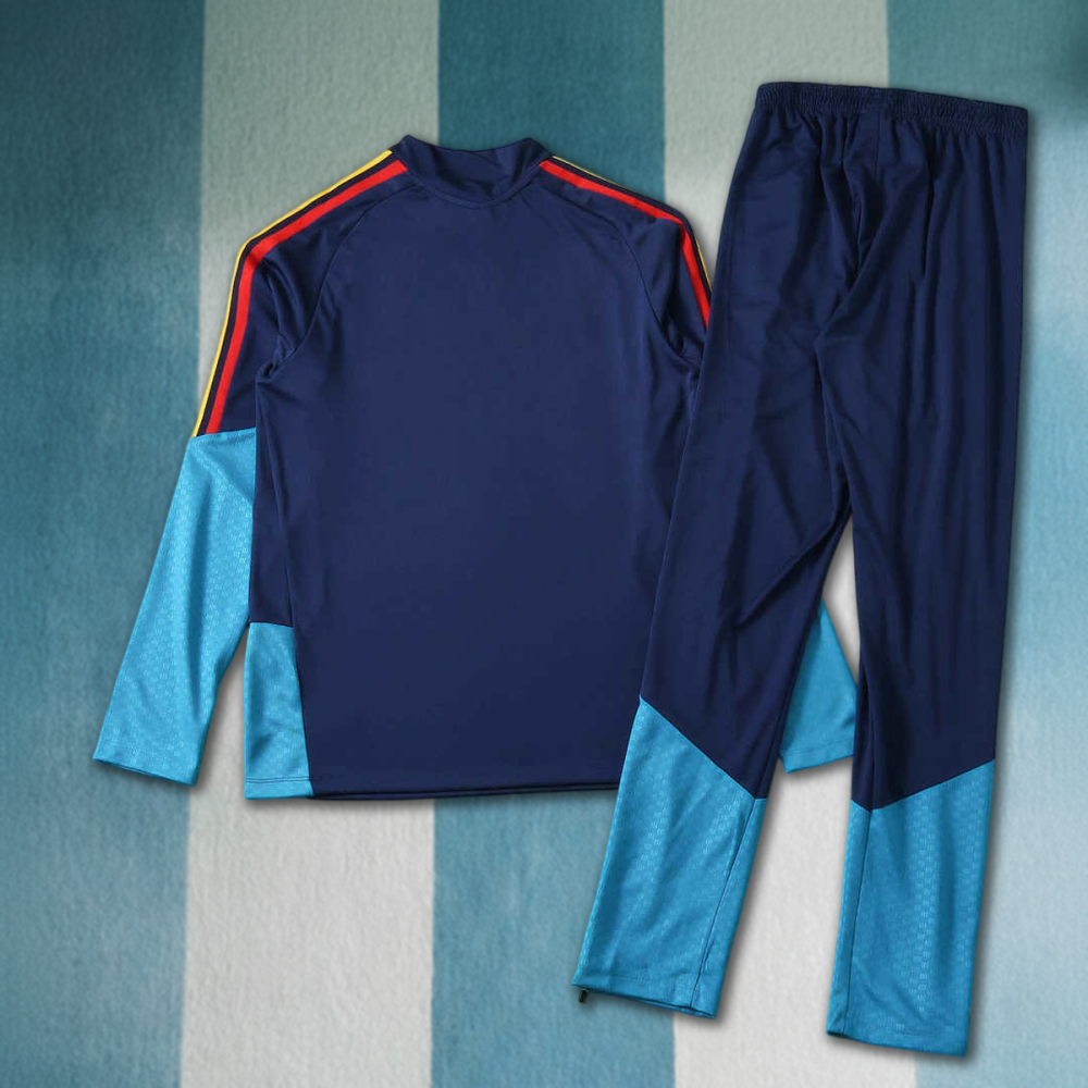 2026 FIFA World Cup Spain royal blue Half pull training suit