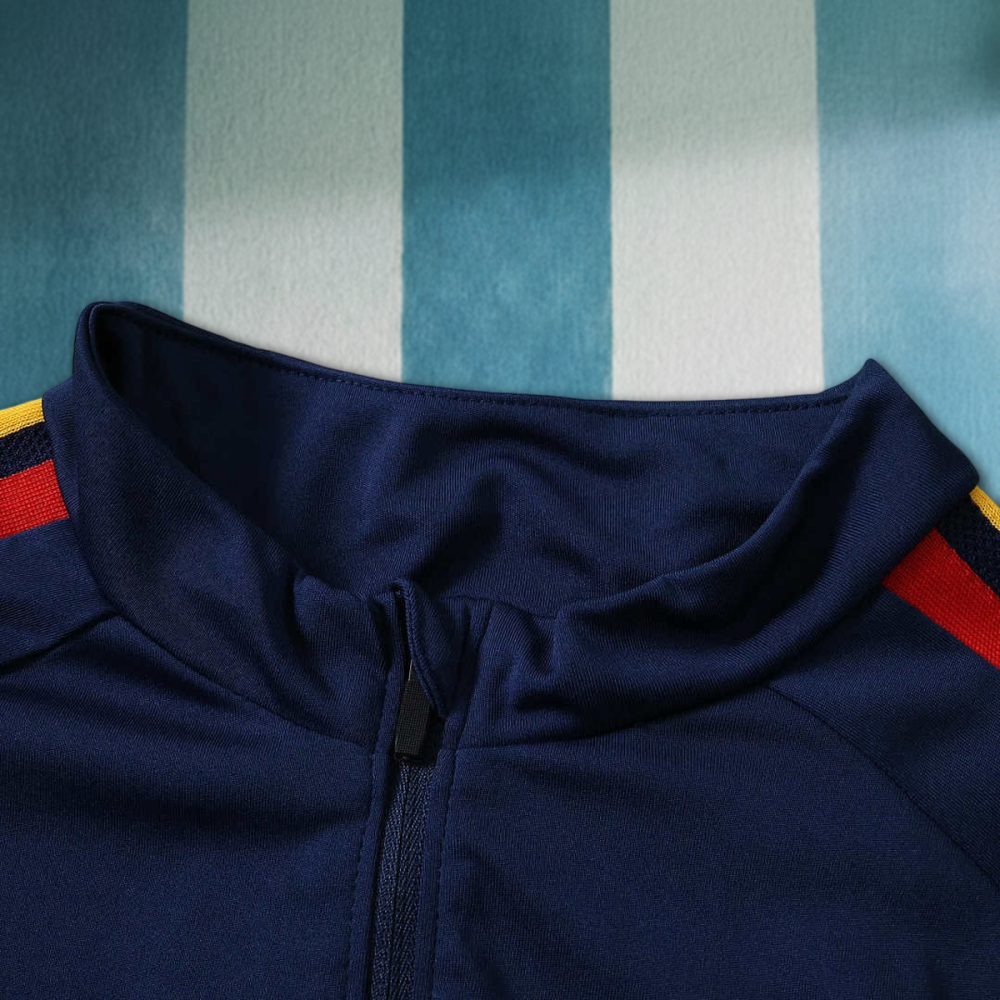2026 FIFA World Cup Spain royal blue Half pull training suit