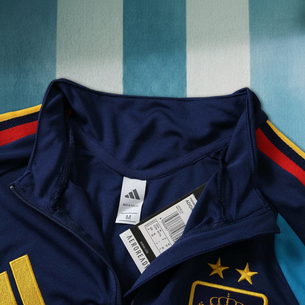 2026 FIFA World Cup Spain royal blue Half pull training suit