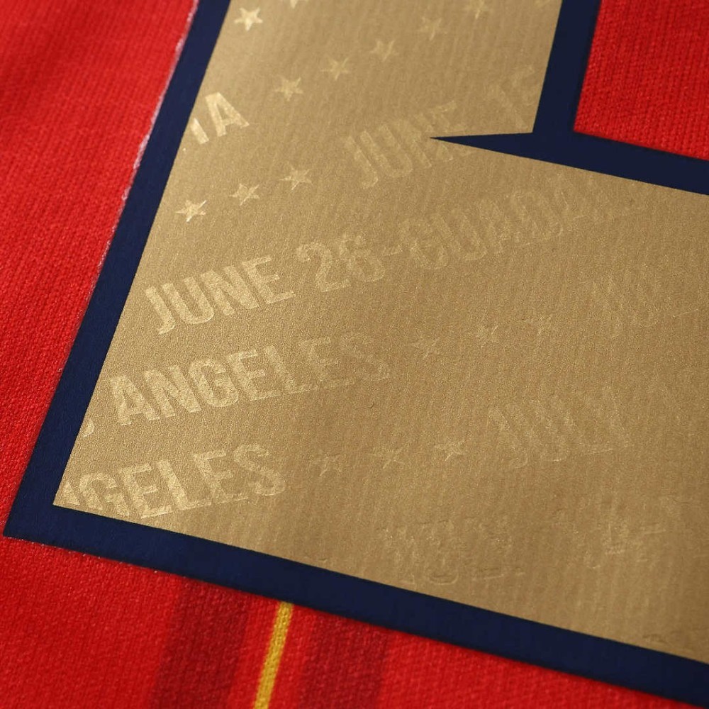 2026 FIFA World Cup Spain home champion Long sleeves Fan version  two  star