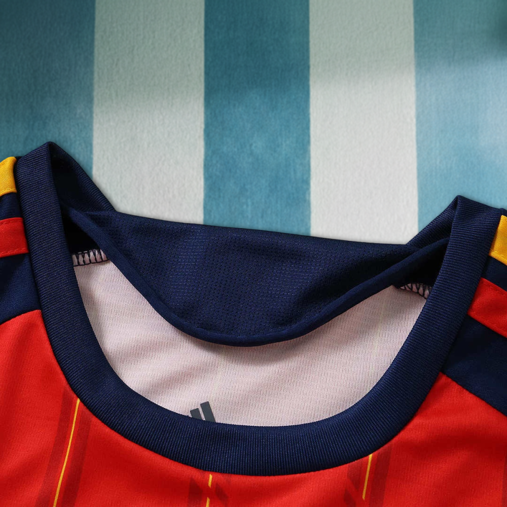 2026 FIFA World Cup Spain home champion Long sleeves Fan version  two  star