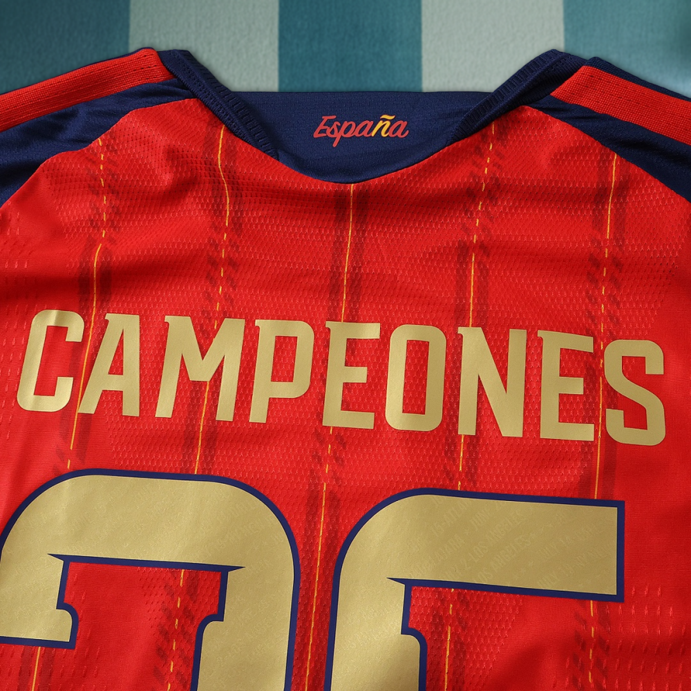 2026 FIFA World Cup Spain home champion Long sleeves Player version two star
