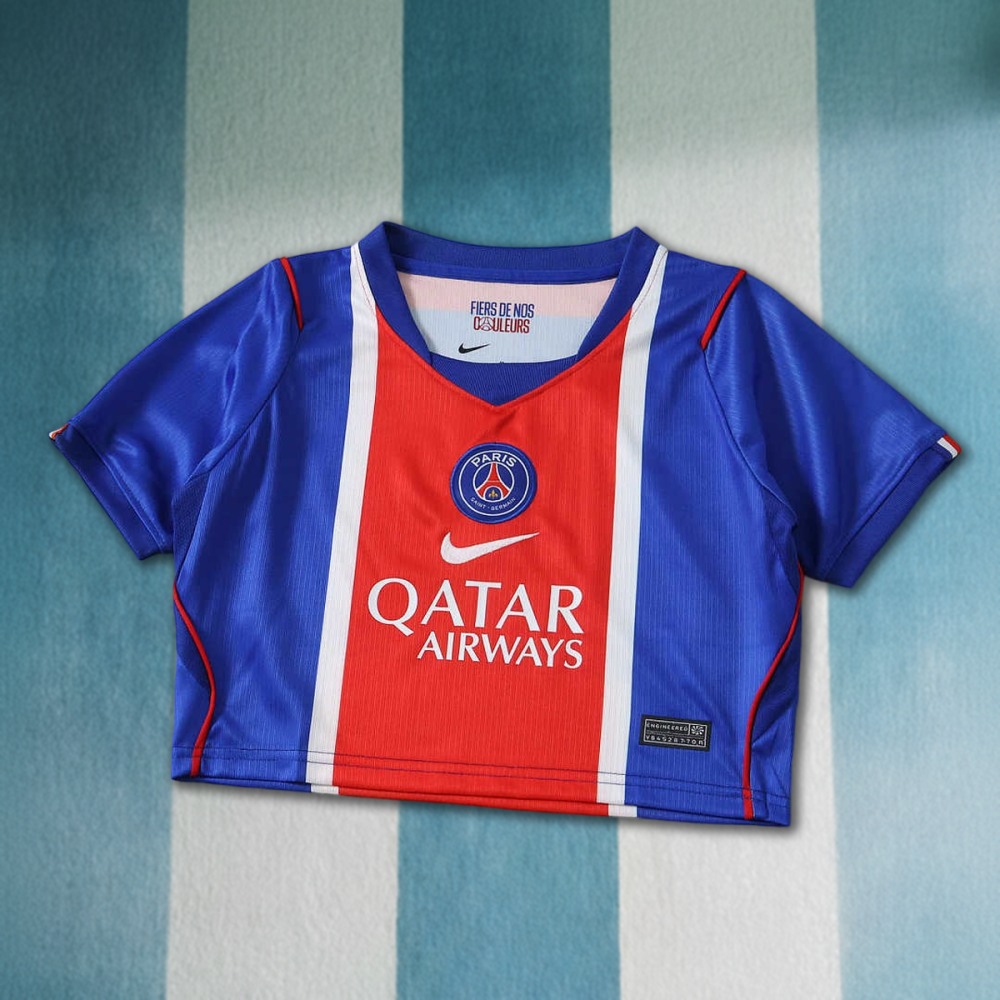26/27 season Paris Saint-Germain F.C. home Cropped Jersey