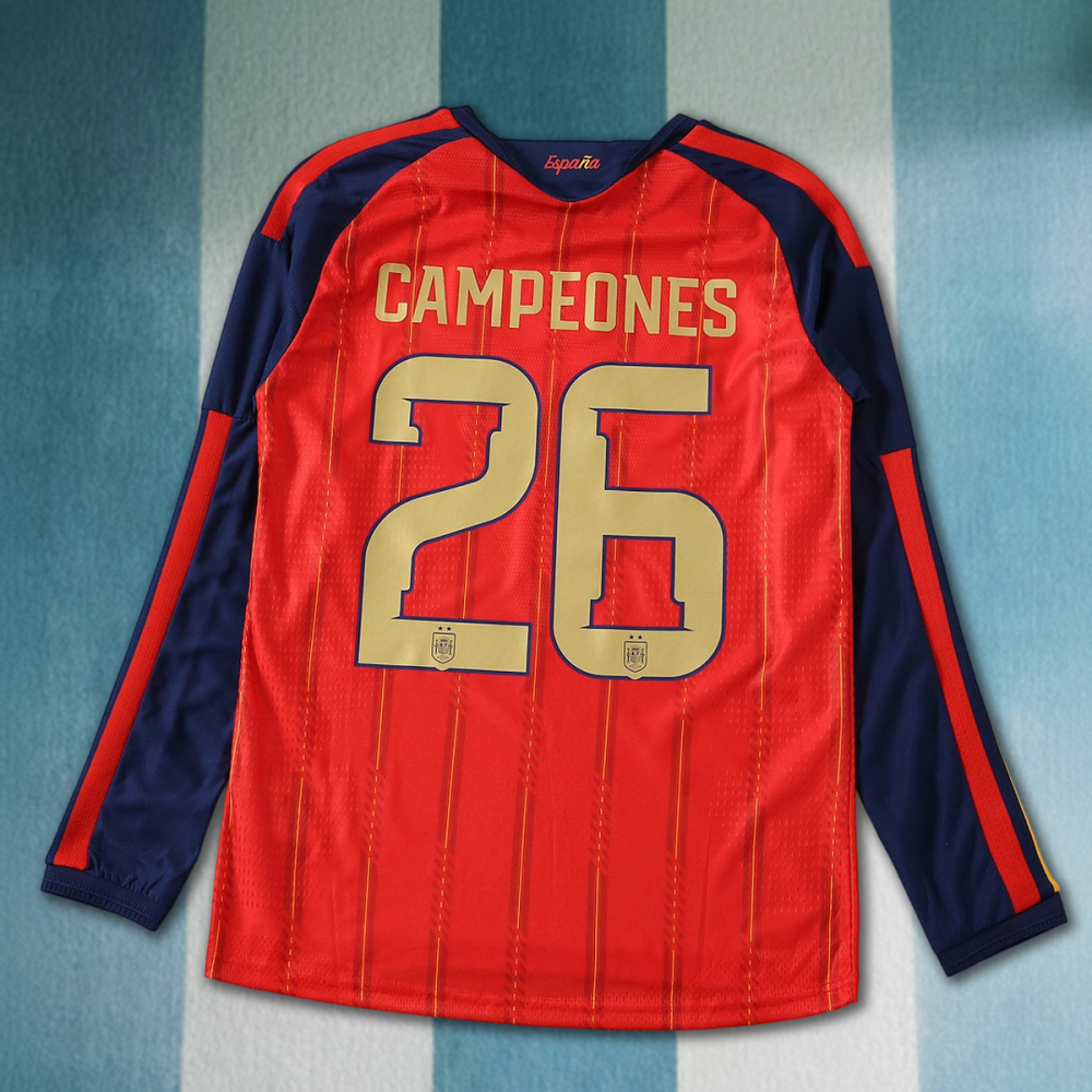 2026 FIFA World Cup Spain home champion Long sleeves Player version two star