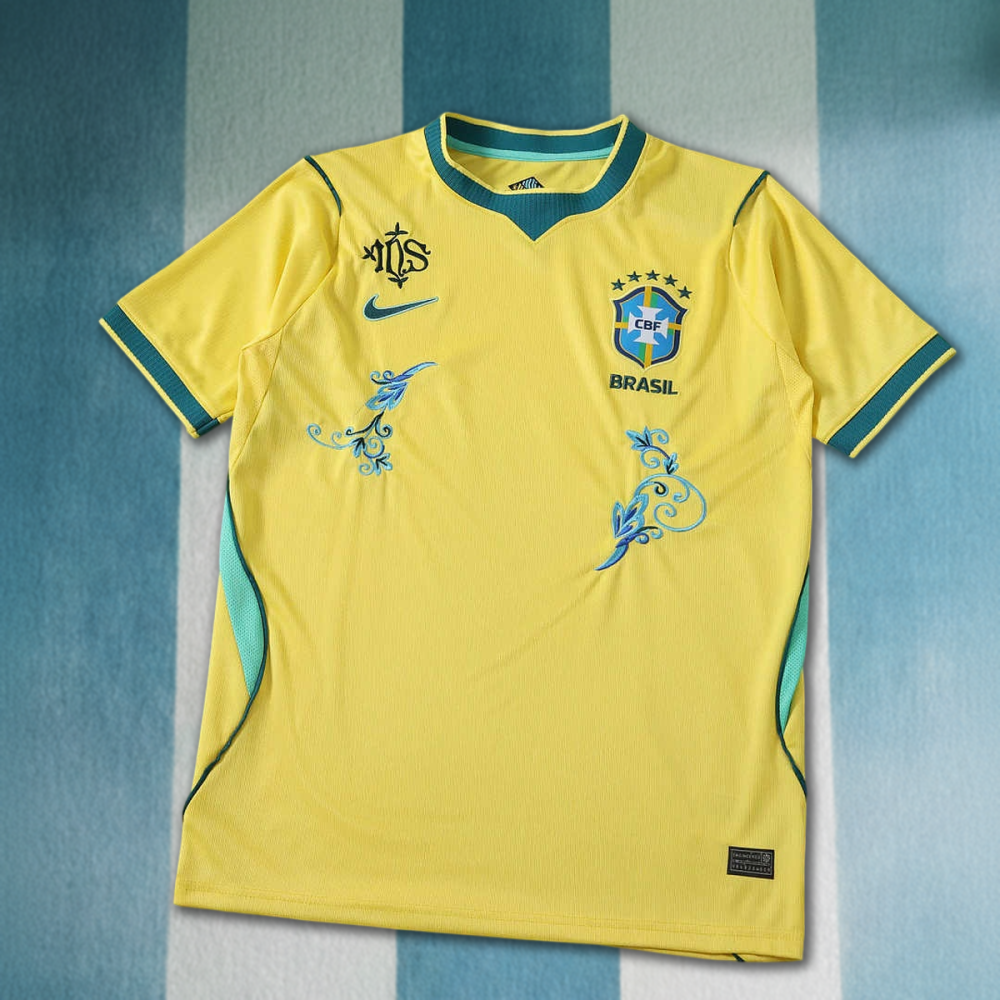 2026 FIFA World Cup Brazil home Embroidery Fan version