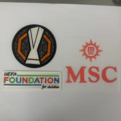 THIRD：UEFA Europa League+Foundation+sleeve sponcor