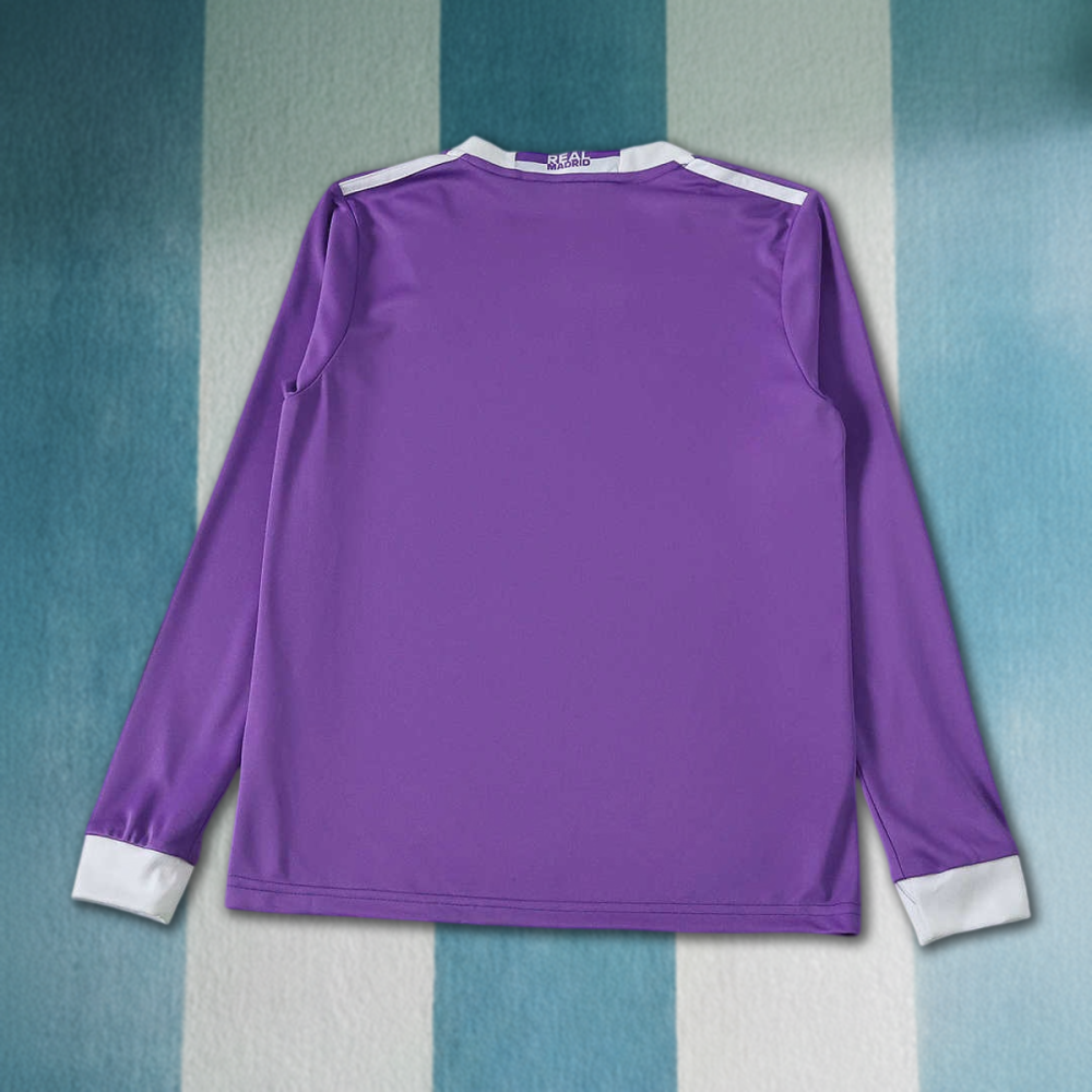 1617 season Real Madrid CF away retro Long sleeves Kids kit