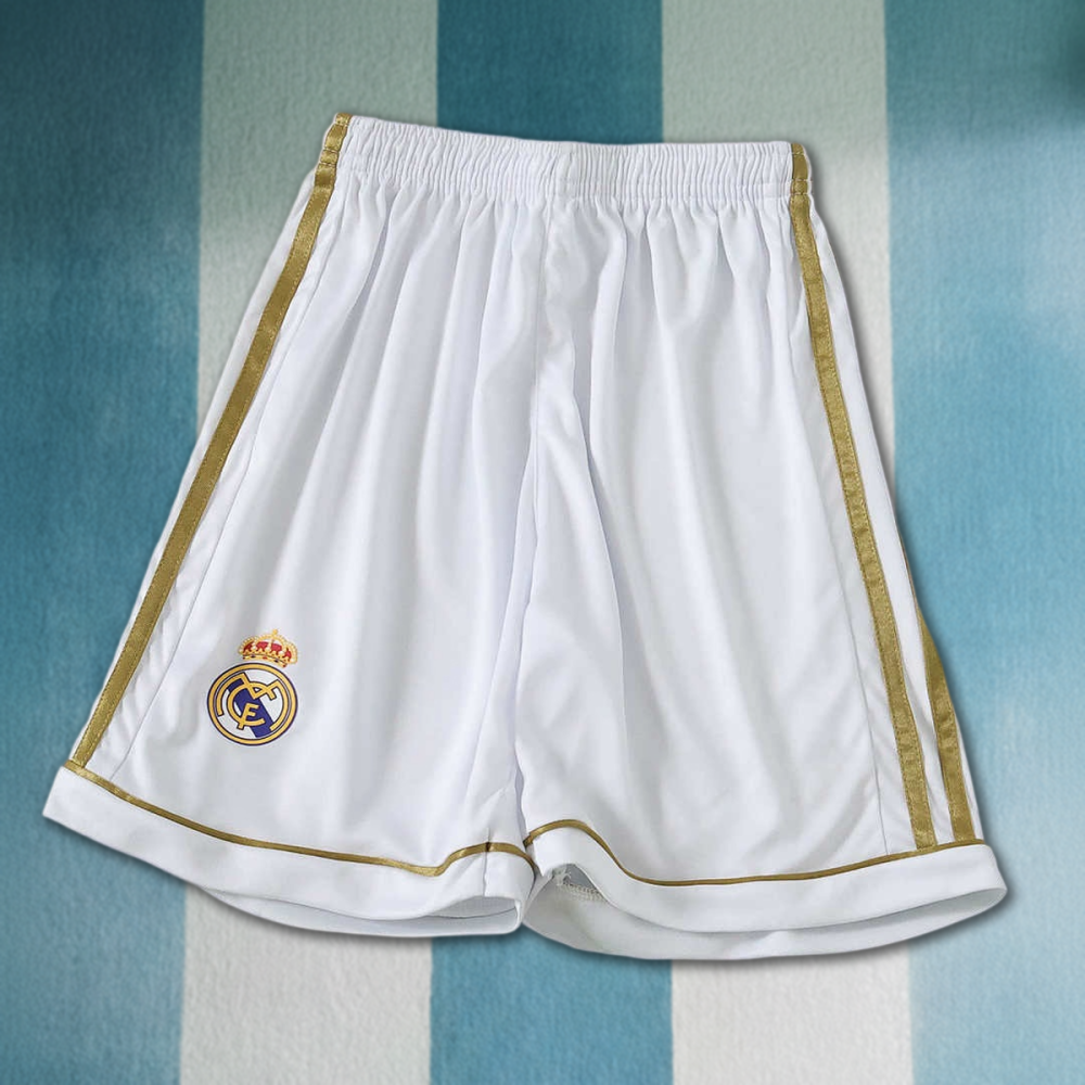 1112 season Real Madrid CF home retro Long sleeves Kids kit