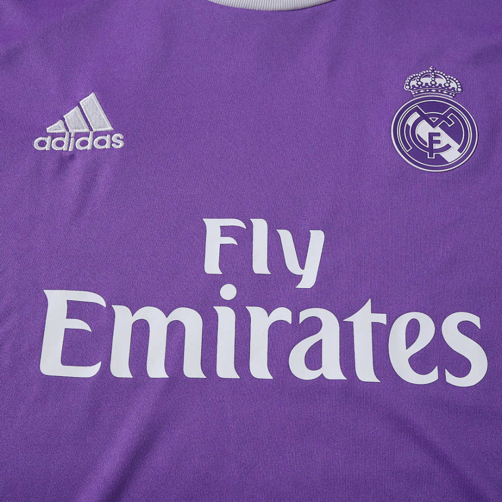 1617 season Real Madrid CF away retro Long sleeves Kids kit