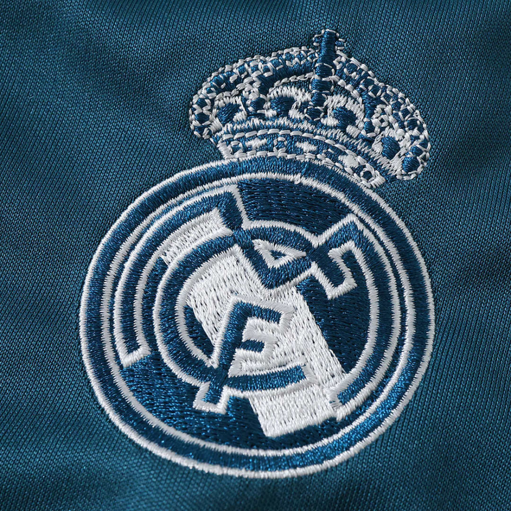 1718 season Real Madrid CF third retro Long sleeves Kids kit