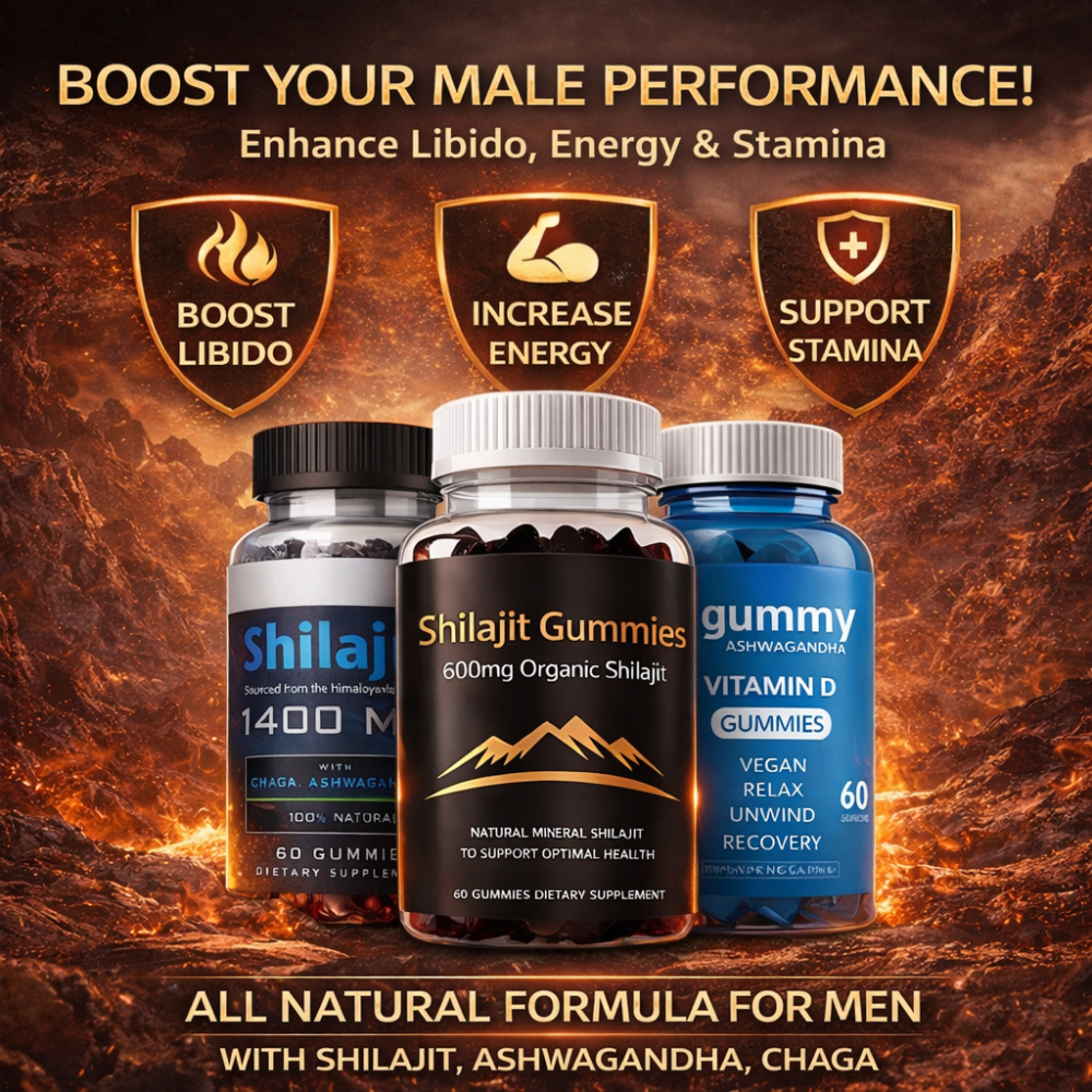 Three-in-one daily men’s wellness stack