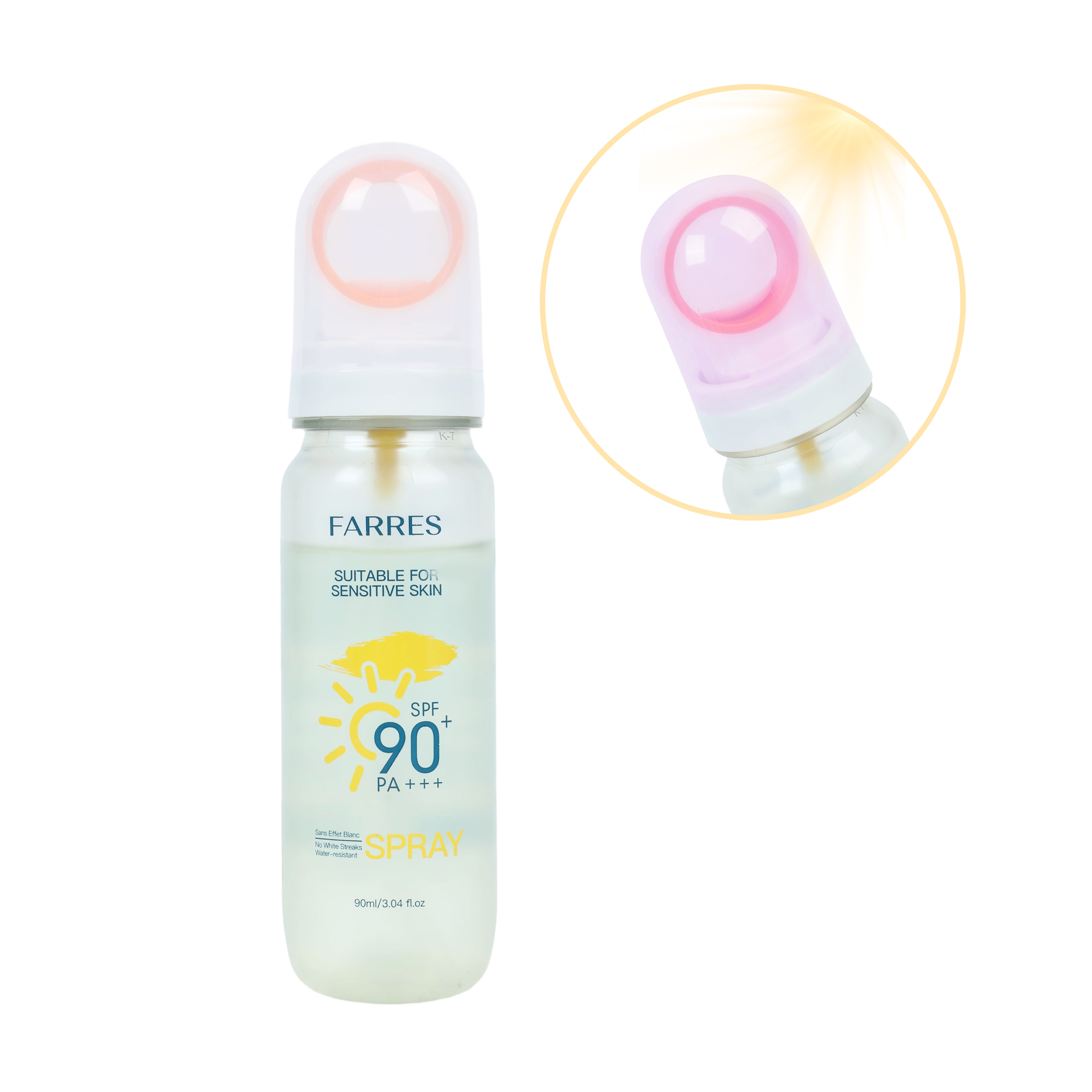 Солнцезащитный спрей SPF 90 для чувствительной кожи