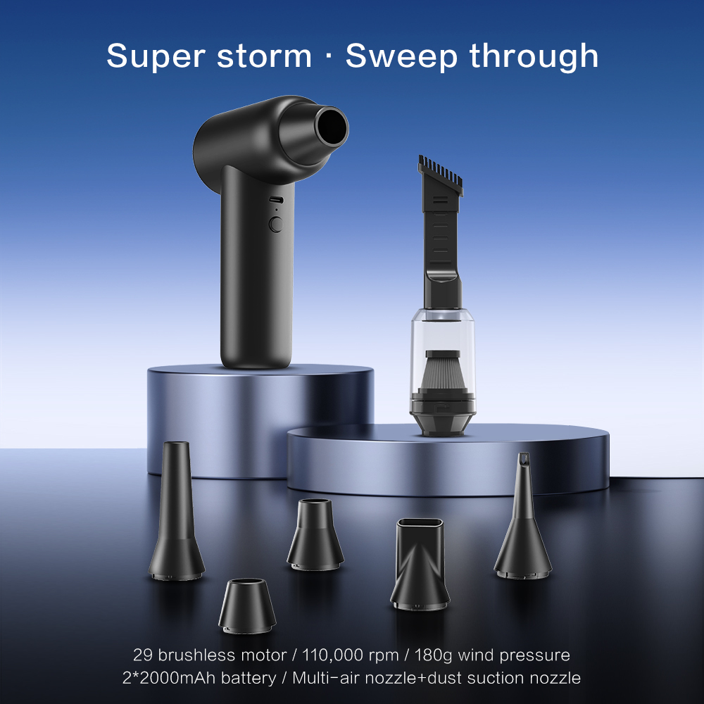 Ventilateur à jet Madefan 110 000 tr/min : souffleur et aspirateur de débris haute vitesse