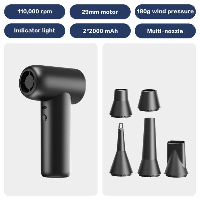 Ventilateur à jet Madefan 110 000 tr/min : souffleur et aspirateur de débris haute vitesse