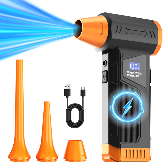 Ventilateur à jet Madefan 110 000 tr/min : outil de soufflage et d’aspiration de débris à grande vitesse