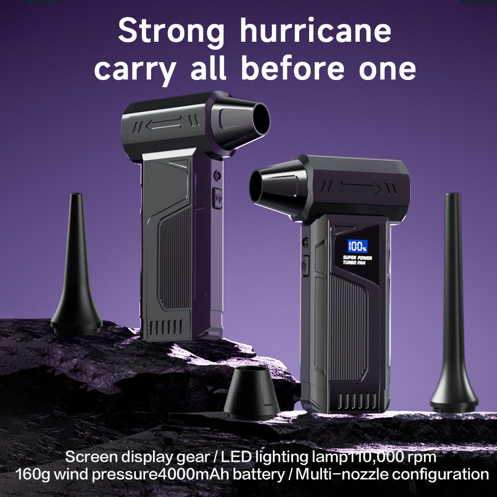 Ventilateur à jet Madefan 110 000 tr/min : outil de soufflage et d’aspiration de débris à grande vitesse