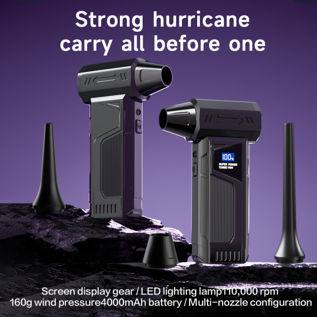 Ventilateur à jet Madefan 110 000 tr/min : outil de soufflage et d’aspiration de débris à grande vitesse