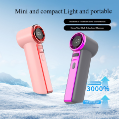 Madefan 5.000mAh Handventilator: 100 stufenlose Geschwindigkeitsstufen & 19.000 U/min Turbo-Lüfter