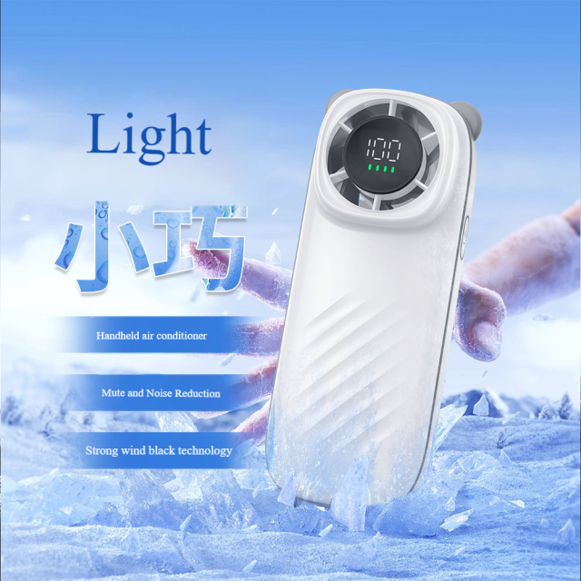 Madefan 3000mAh Handheld Fan: 100-Speed Stepless Control & Ultra-Compact Design