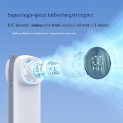 Madefan 3000mAh Handheld Fan: 100-Speed Stepless Control & Ultra-Compact Design